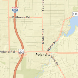 Poland Street Map