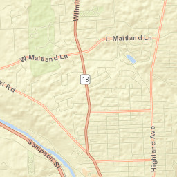 New Castle Northwest Street Map