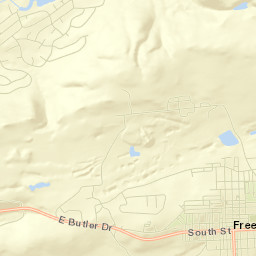 Beech Mountain Lakes Street Map
