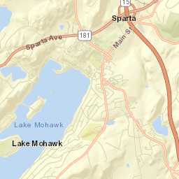 Lake Mohawk Street Map