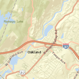 Oakland Street Map
