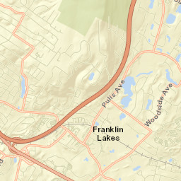 Franklin Lakes Street Map