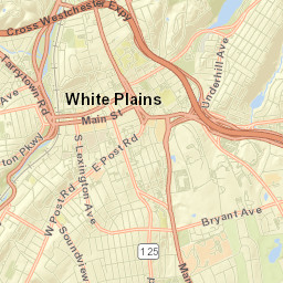 White Plains Street Map
