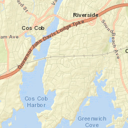 Riverside Street Map