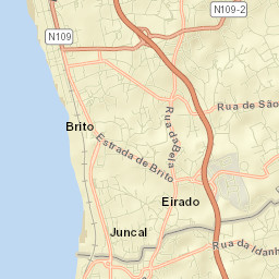 São Félix da Marinha Street Map
