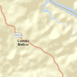 Castelo Melhor Street Map