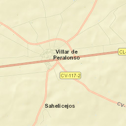 Villar de Peralonso Street Map