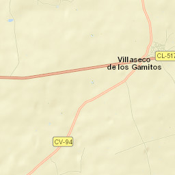 Villaseco de los Gamitos Street Map