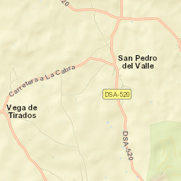 Vega de Tirados Street Map