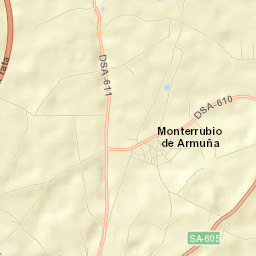 Monterrubio de Armuña Street Map