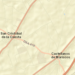 Castellanos de Moriscos Street Map