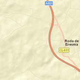 Roda de Eresma Street Map