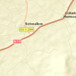 Sotosalbos Street Map