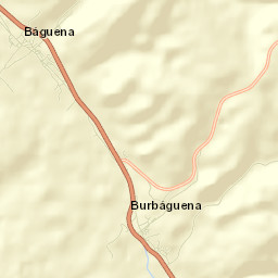Burbáguena Street Map