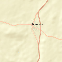 Muniesa Street Map