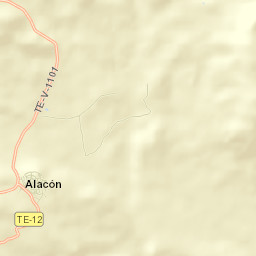 Alacón Street Map
