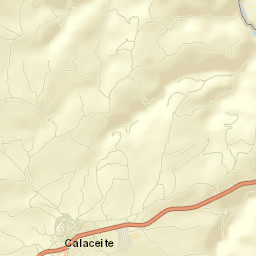 Calaceite Street Map