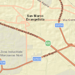 San Marco Evangelista Street Map