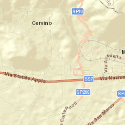 Cervino Street Map