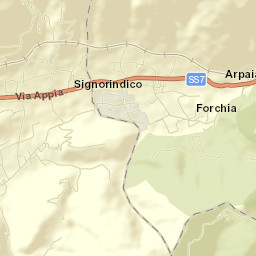 Forchia Street Map