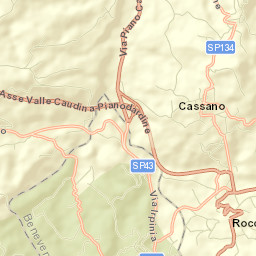Roccabascerana Street Map