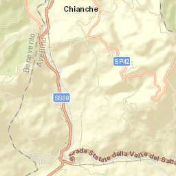 Petruro Irpino Street Map