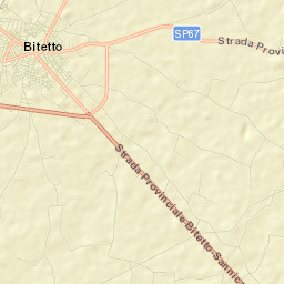 Bitetto Street Map