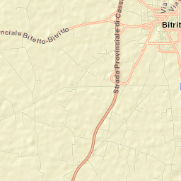 Bitritto Street Map
