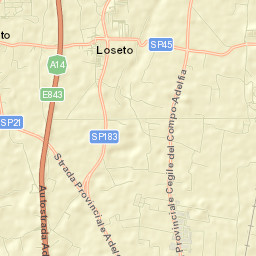 Loseto Street Map