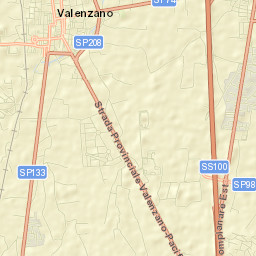 Valenzano Street Map