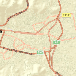 Bitola Street Map