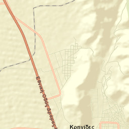 Krinídes Street Map