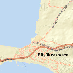 Büyükçekmece Street Map