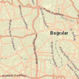Bağcılar Street Map