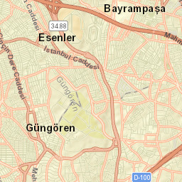Güngören Street Map