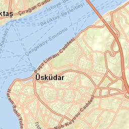 Üsküdar Street Map