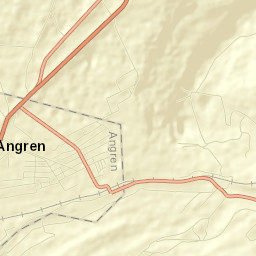 Angren Street Map