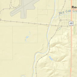 311-315 South Broadway Street, Red Oak Street Map