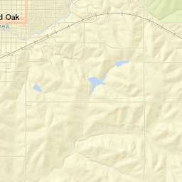 Red Oak Street Map