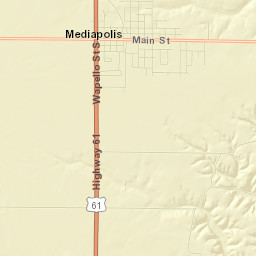 Mediapolis Street Map