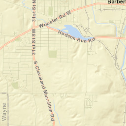 1628-1698 Maple Street, Barberton, OH  Street Map