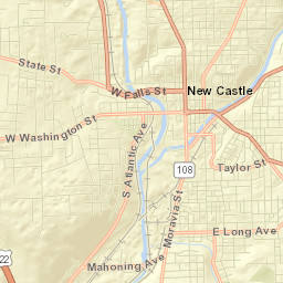 Lawrence County Street Map