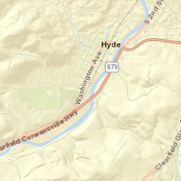 Clearfield County Street Map