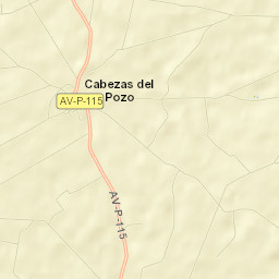 Cabezas del Pozo Street Map