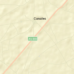 Canales Street Map
