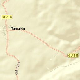 Tamajón Street Map