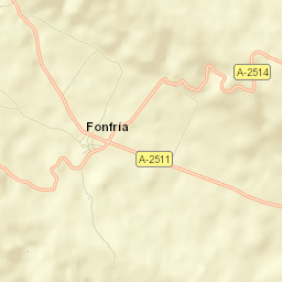 Fonfría Street Map