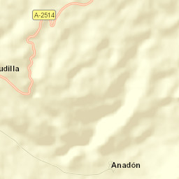 Anadón Street Map