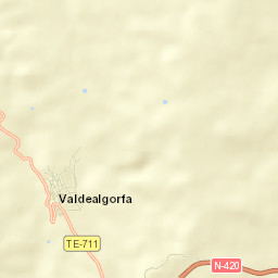 Valdealgorfa Street Map