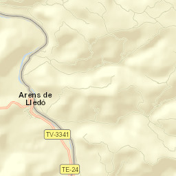 Arenys de Lledó / Arens de Lledó Street Map